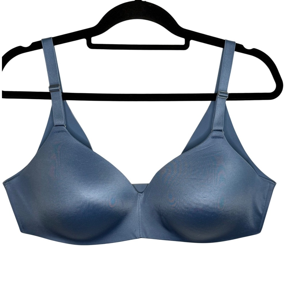 Soma Vanishing Back Wireless Bra Light Blue 40B Full Coverage Fast‎ Shipping